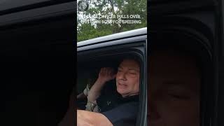 POLICE OFFICER PULLS OVER HIS OWN BOSS FOR SPEEDING | POLICE BODYCAM #fypシ #shorts #police