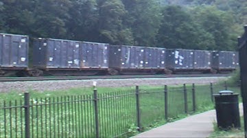 NS train 65J at the horseshoe curve