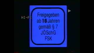 VHS-Kassetten Intro \& Video-Magazin Werbung | 1989