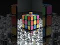 🧩 Giant Rubik's Cube vs Glass Cubes 🤯 #shorts #foryou #ai #ytshorts #foryou #viral #fashion #news