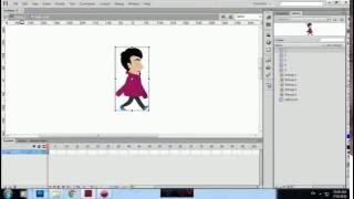WALK CYCLE ANIMATION USING ADOBE FLASH