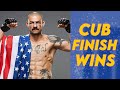 Every CUB SWANSON Finish Win Throughout UFC, WEC &amp; KOTC (Living Legend)