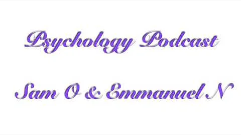 Sams Sensational Psychology Podcast ft. Harvard Ps...