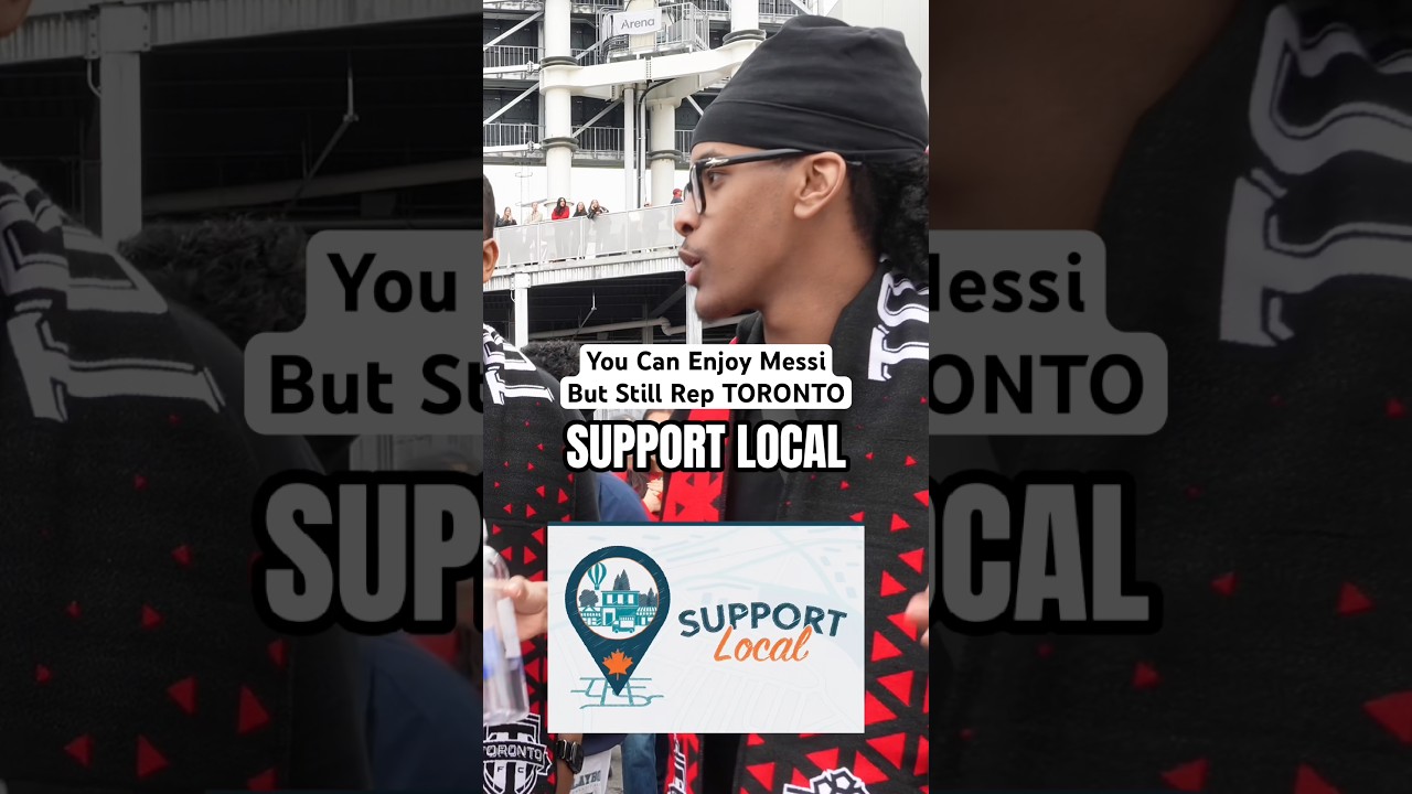 Support local. Support Toronto FC. Not just Messi #tfc #torontofc #mls #messi #intermiami