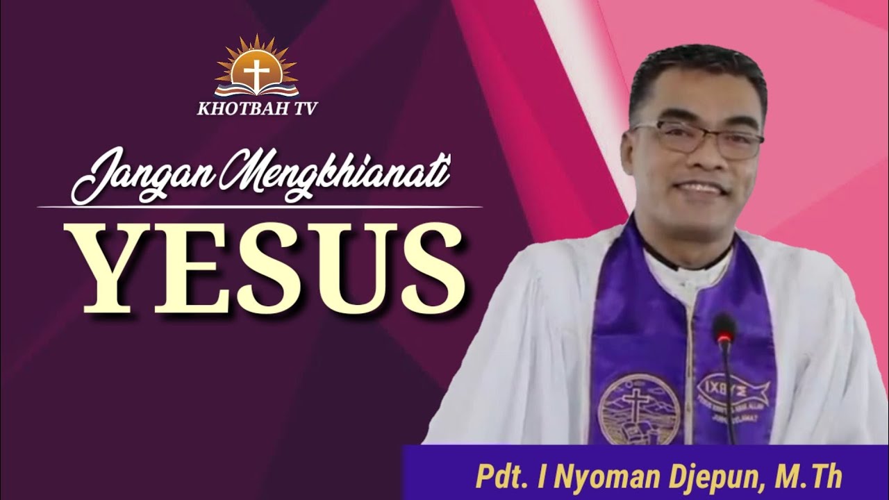 Khotbah Minggu I Prapaskah - Matius 21:1-11 | Pdt. I Nyoman Djepun, M.Th