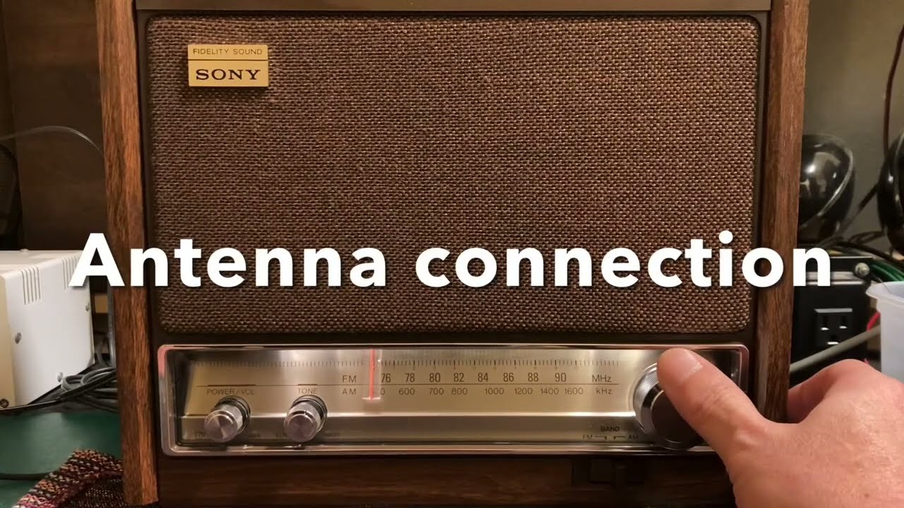 SONY ICF-9740 FM/MW Home Radio Receiver - YouTube