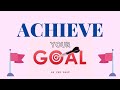 Finding Your Way to Success | Steps to Achieve Your Goals #acieve goals motivation