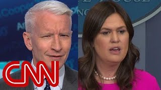 Anderson Cooper calls out Sarah Sanders' promise
