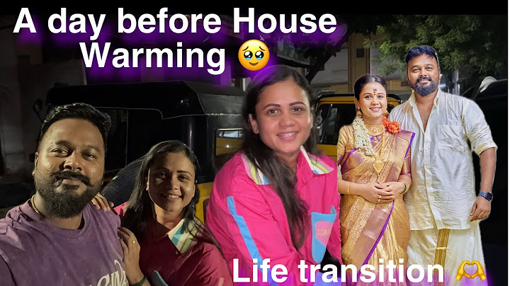 Mixed Emotions before a day of House Warming ☺️ Life Transition | Hussain Manimegalai