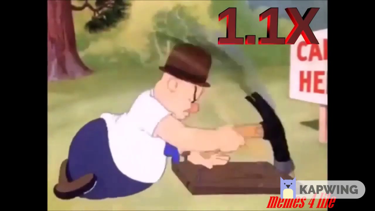Big Chungus, but it's Elmer Fudd hammering faster [REVERSED]