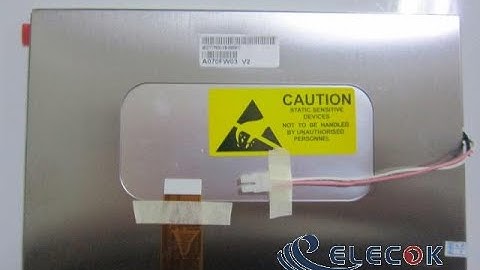 A070FW03 V2 7.0" a-Si TFT-LCD Panel for AUO