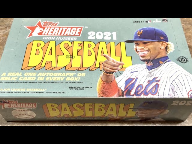 2021 Topps Heritage Baseball High Number Hobby Box