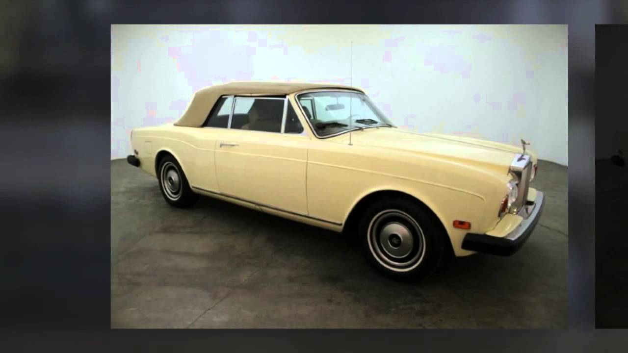 1975 Rolls Royce Corniche Convertible For Sale Youtube