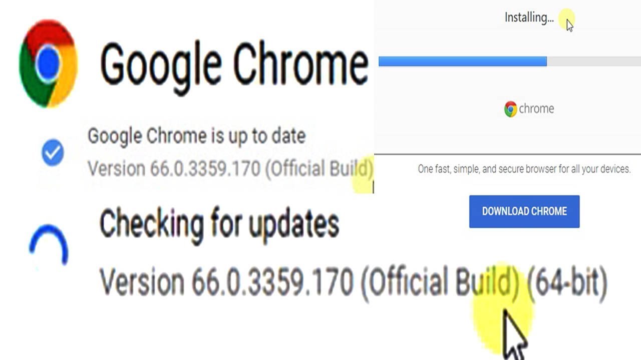 google chrome update windows 10