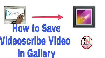 [Tips and TRICKS] save videoscribe video in gallery[by techno naren]