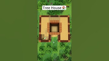 Minecraft Giant Tree House🏠 #shorts