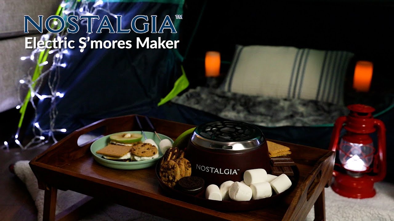  Nostalgia Tabletop Indoor Electric S'mores Maker