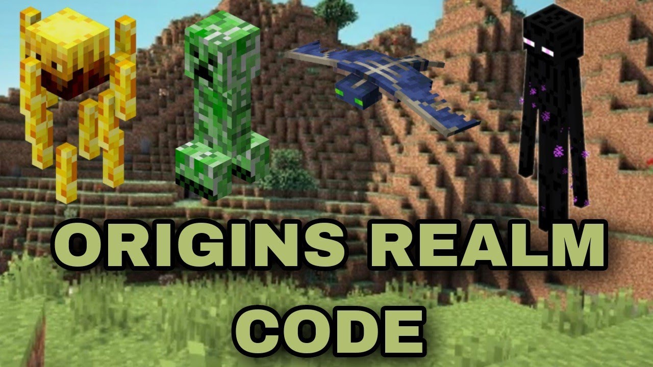 BEST ORIGINS REALM CODE FOR BEDROCK EDITION! - YouTube