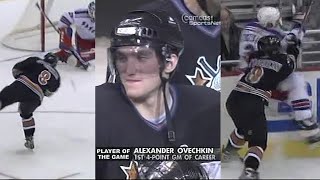 Ovechkin&#39;s First 4-Point Game (12/3/2005)