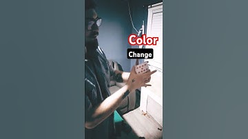 Color change!!!         #magic #illusion #magician #cards #magiciantricks #cardtricks