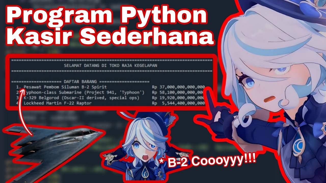 Program Python Kasir Sederhana | Tugas UTS Program Komputasi - YouTube