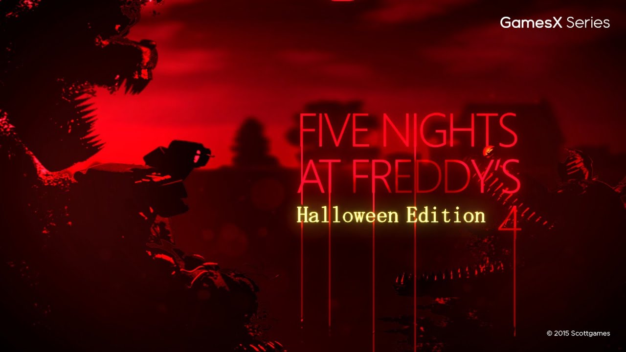 Five Nights At Freddys 4 Holloween and mod by Tellmewhatgamestopost