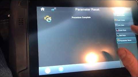 2007 Ford Fusion parameter reset via Smart Pro