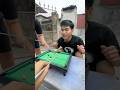 Trẻ trâu lần đầu thấy bàn bi-a cực đẹp #challenge