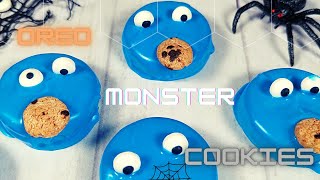 OREO MONSTER COOKIES PERFECT TREAT FOR HALLOWEEN!