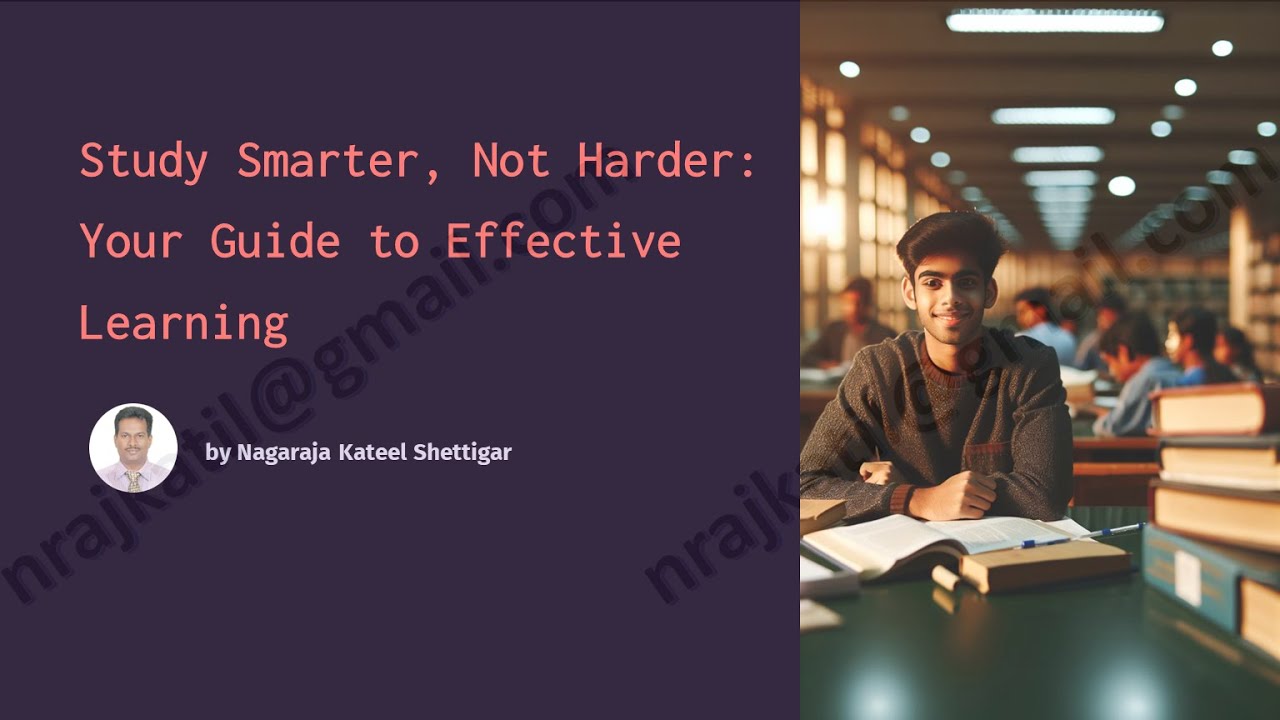 Study Smarter, Not Harder : Your Guide to Effective Learning - YouTube