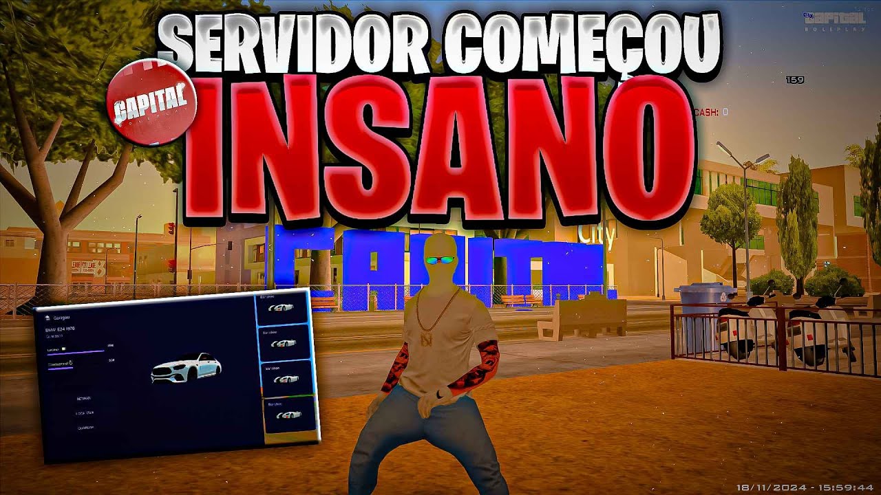 NOVO SERVIDOR Capital City RP COMEÇOU MUITO TOP - GTA SAMP ANDROID/PC ...