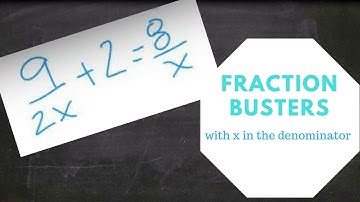 Fraction busters-Solving equations with fractions #2