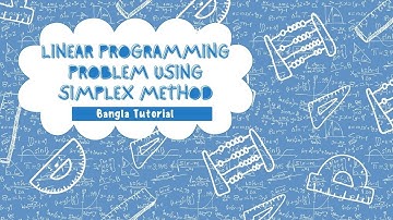 Most Easiest Way to Solve Linear Programming Problem (LPP) using simplex method | Bangla Tutorial