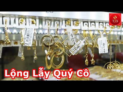 Khuyên Tai, Hoa Tai, Bông Tai Vàng Tây 14k, gần 18k(610) Nhiều Mẫu Cực Đẹp -TJD