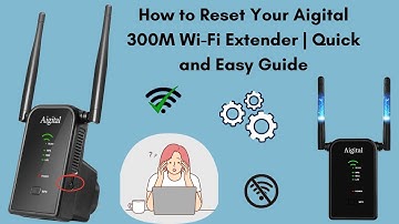 How to Reset Your Aigital 300M Wi-Fi Extender | Quick and Easy Guide