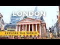 🇬🇧 Walking in LONDON - Fleet Street and City of London tour 4K, England