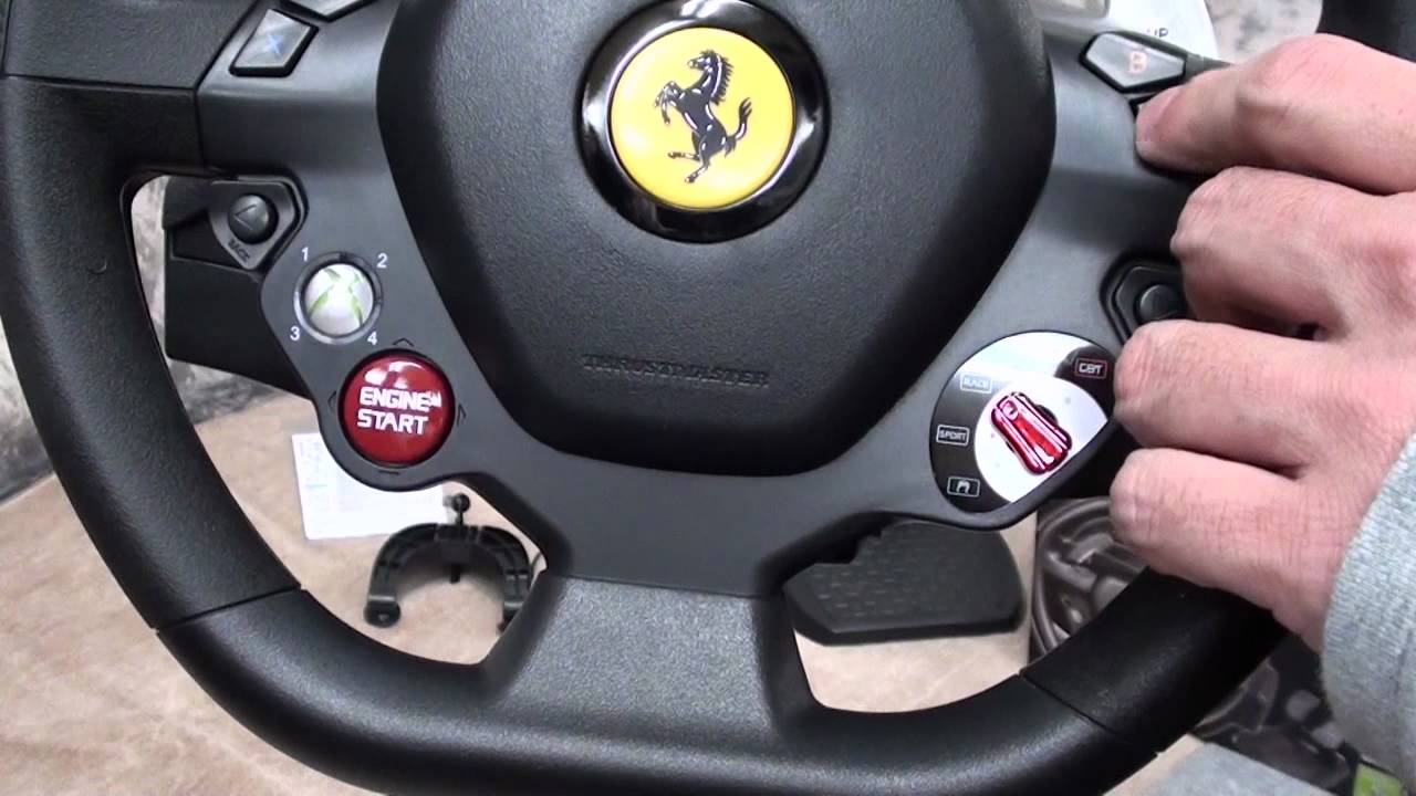 Ferrari 458 Italia Racing Wheel For Xbox 360