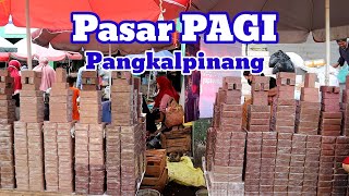 Pasar PAGI Pangkalpinang Bangka||Pasar Tradisional||Indonesian Traditional Market.