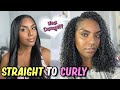 WATCH ME REVERT MY HAIR FROM STRAIGHT TO CURLY | Revert Natural Hair No Heat Damage??