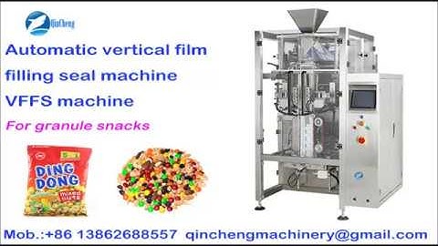 VFFS  automatic vertical flim filling and sealing machine for granule food snack