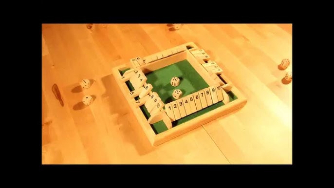 Two-Player Shut the Box Strategy Game for Kids and Adults Aged 5 and up