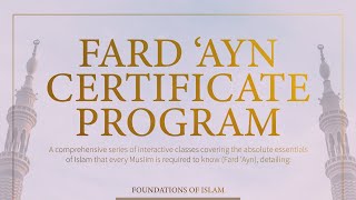 Fard 'Ayn Certificate Course: Ep 2 Introduction to 'Aqida (Theology)