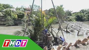Vụ sạt lở nghiêm trọng ở TP. Sa Đéc: Khoan thăm dò địa chất | THDT