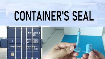 Container’s seal, SGS seal, कंटेनर की सील, कंटेनर सील