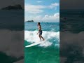 Declan Wyton surfing Indonesia #longboarding #surf #indonesianisland #surfing #dronesurf #waves