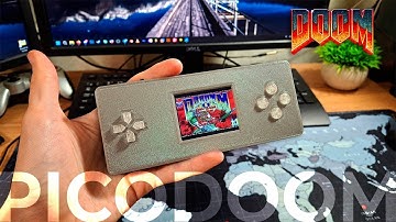 ⚡️DOOM в кармане: как я сделал портативную консоль на Pico