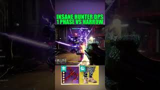 Hunter DPS Melts Harrow In One Phase! | Destiny 2