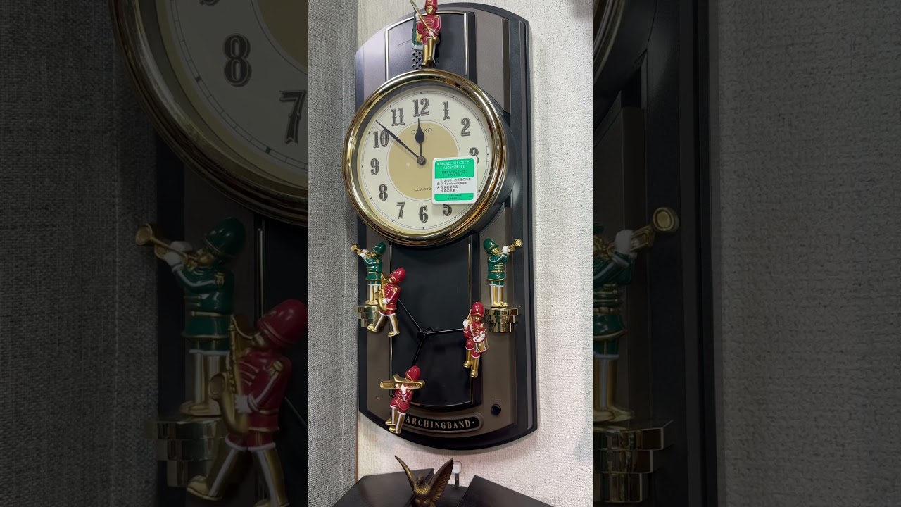 一 番 安い 商品 SEIKO からくり時計 マーチングバンド RC503K 