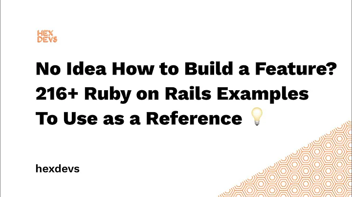 216+ Ruby on Rails Examples You Can Use as a Reference