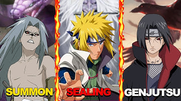 Elk niveau van Genjutsu, oproep- en verzegeltechnieken in Naruto uitgelegd in 54 minuten